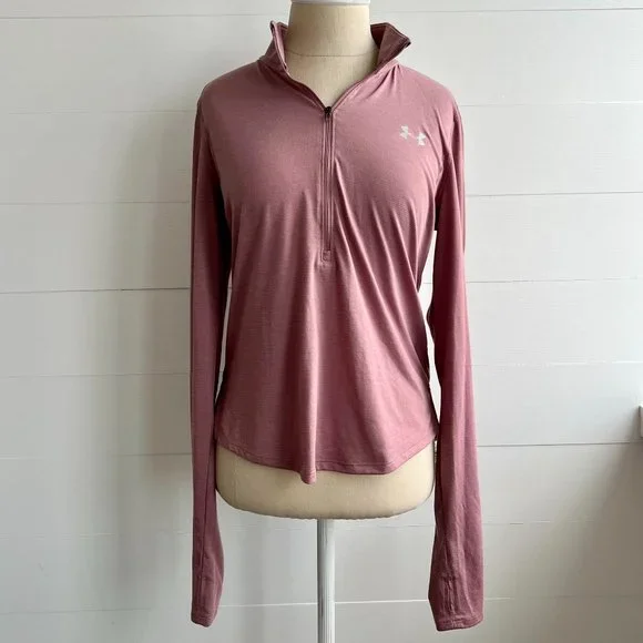 Under Armour Pink Half-Zip - Picture 4 of 7